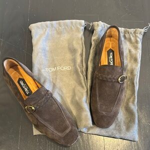BRAND NEW Tom Ford Brown Loafers Slip-Ons